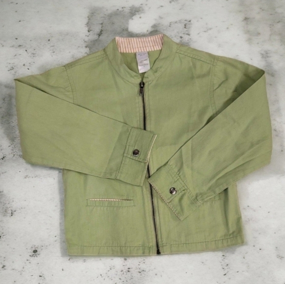 Garnet Hill Green Long-Sleeve Jacket - Size 8 - Picture 2 of 6